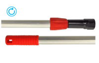 SYR Телескопическая ручка 4 м крепление Interchange стальная/красная 930013